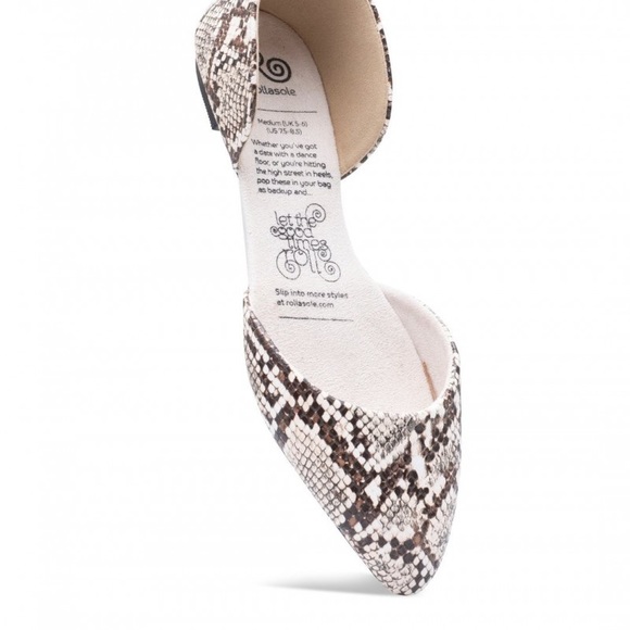 Snake Charmer Travel Flats - Picture 3 of 4